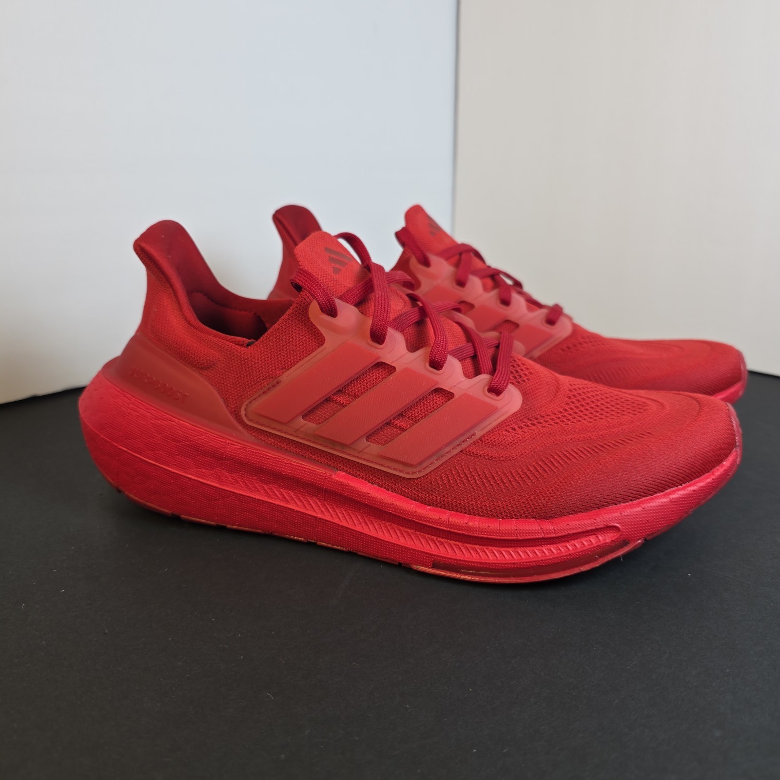 Adidas Ultraboost Light Scarlet Red Black Men’s Running Shoes Size 10