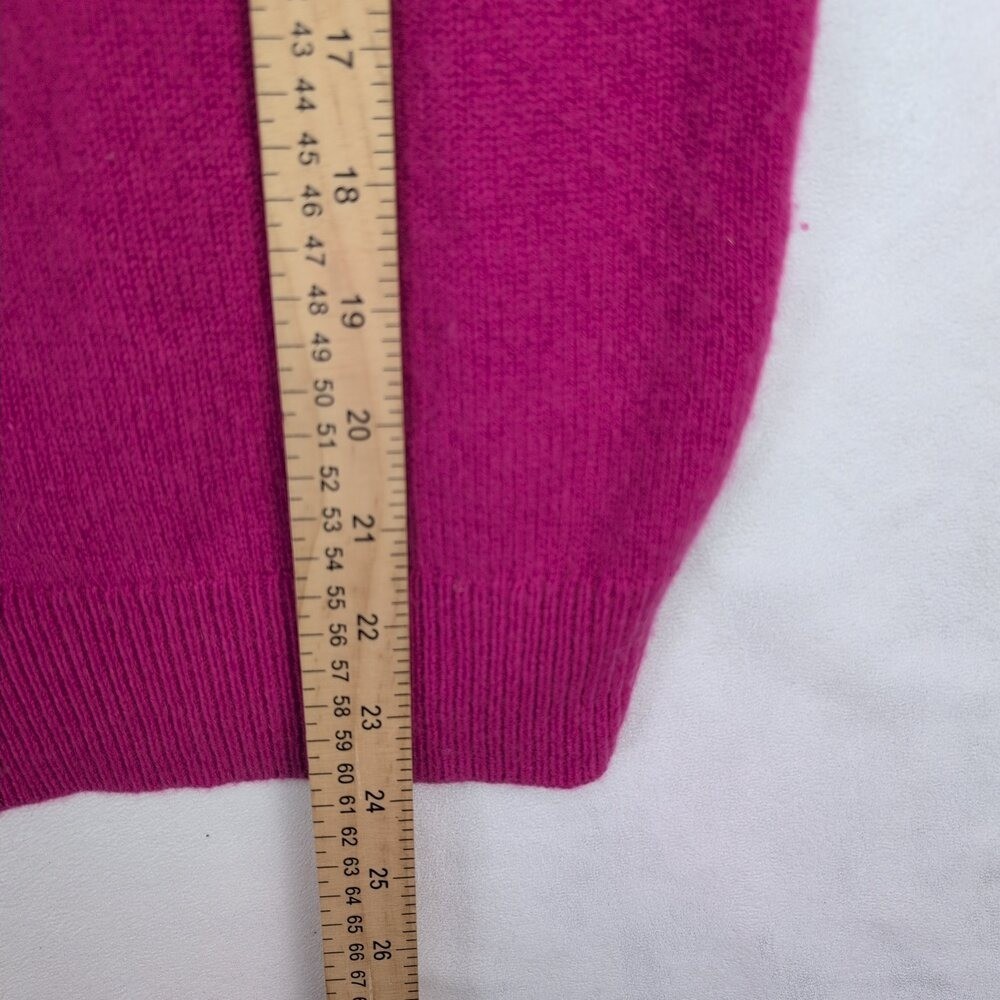 Babaton Cashmere Crewneck Sweater L – Fuchsia