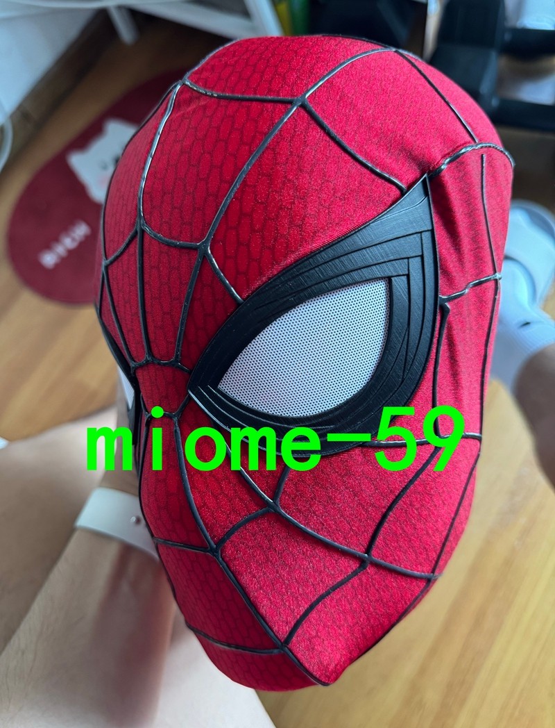 Spider-Man 4 Brand New Day Mask w/ Straps Headgear Faceshell Eyes Cosplay Props