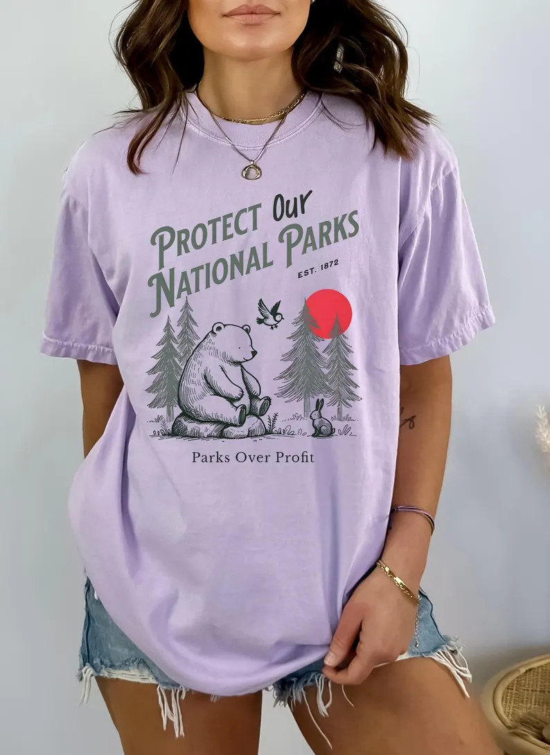 Protect Our National Parks Resist Comfort Tee Nature Outdoors Park Lover Gift