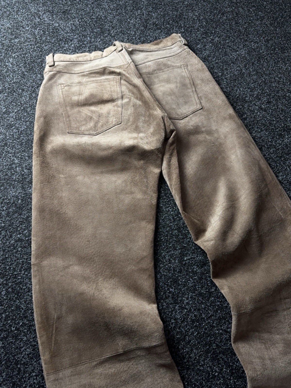 Vintage 00s Retro Western Cowboy Leather Chrome Style Pants Men’s W30 L32 Size