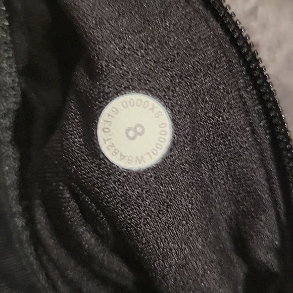 Lululemon Pace Rival tennis skirt heathered grey black skort sz 8 tall no panel