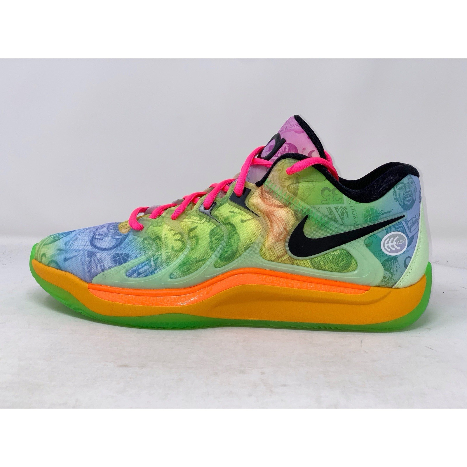 Nike KD17 ‘What The All Star Easy Money’ Volt Sneakers, Size 11 HF1811-700 BNIB