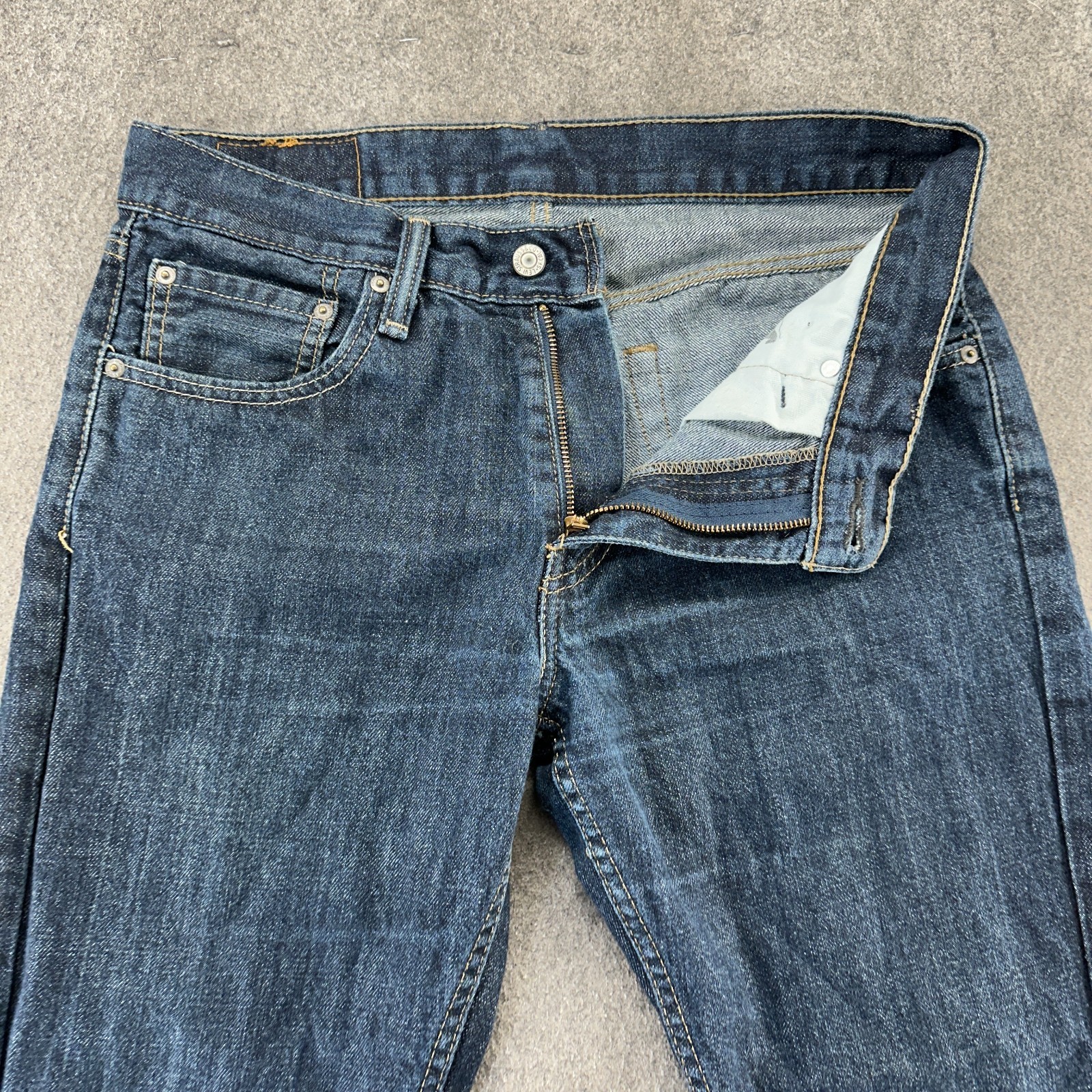 Levi’s 527 Jeans Mens 32×30 Blue Dark Wash Low Rise Boot Cut Cowboy Modern