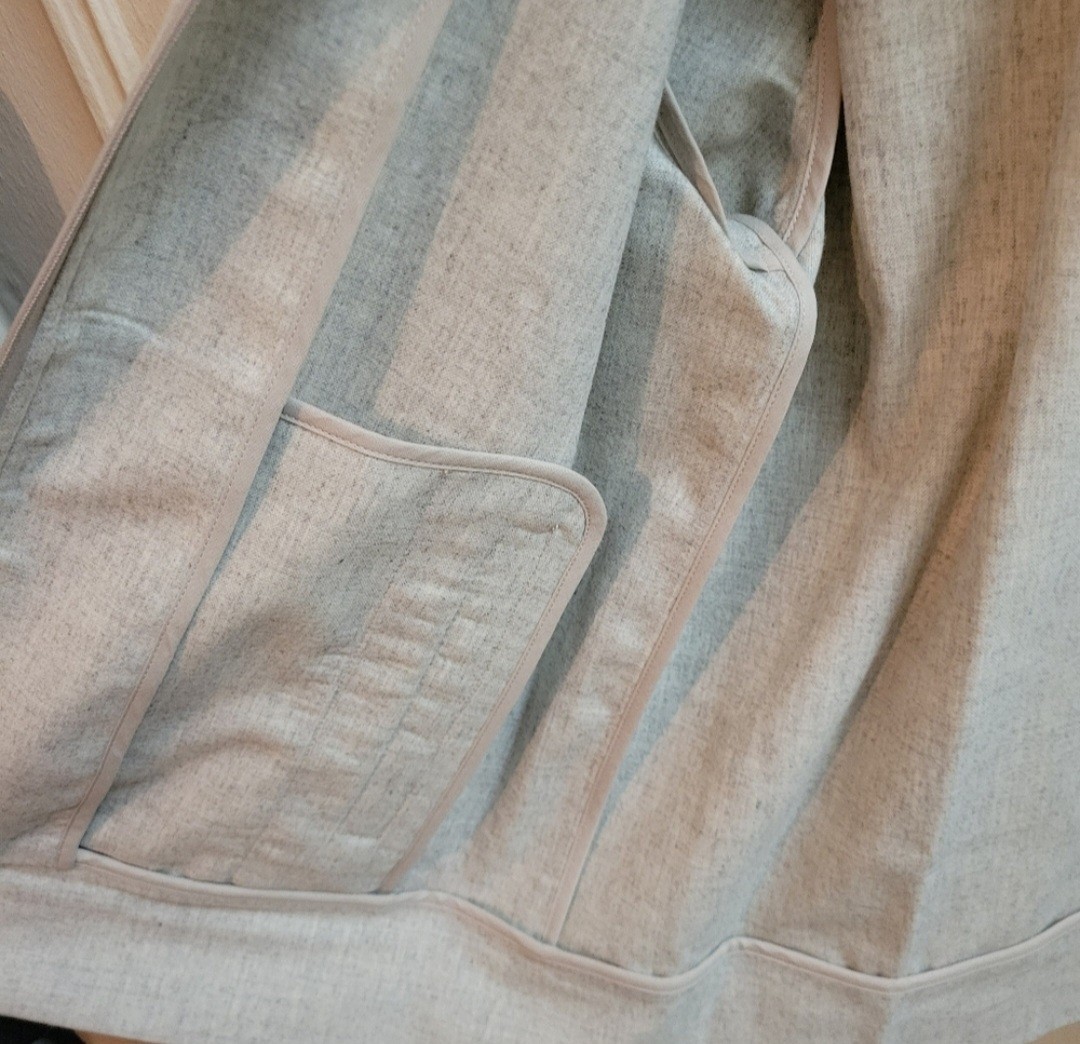 John Varvatos OTD Track JKT NWT Men’s Size Large Grey Full Zip Quiet Luxury