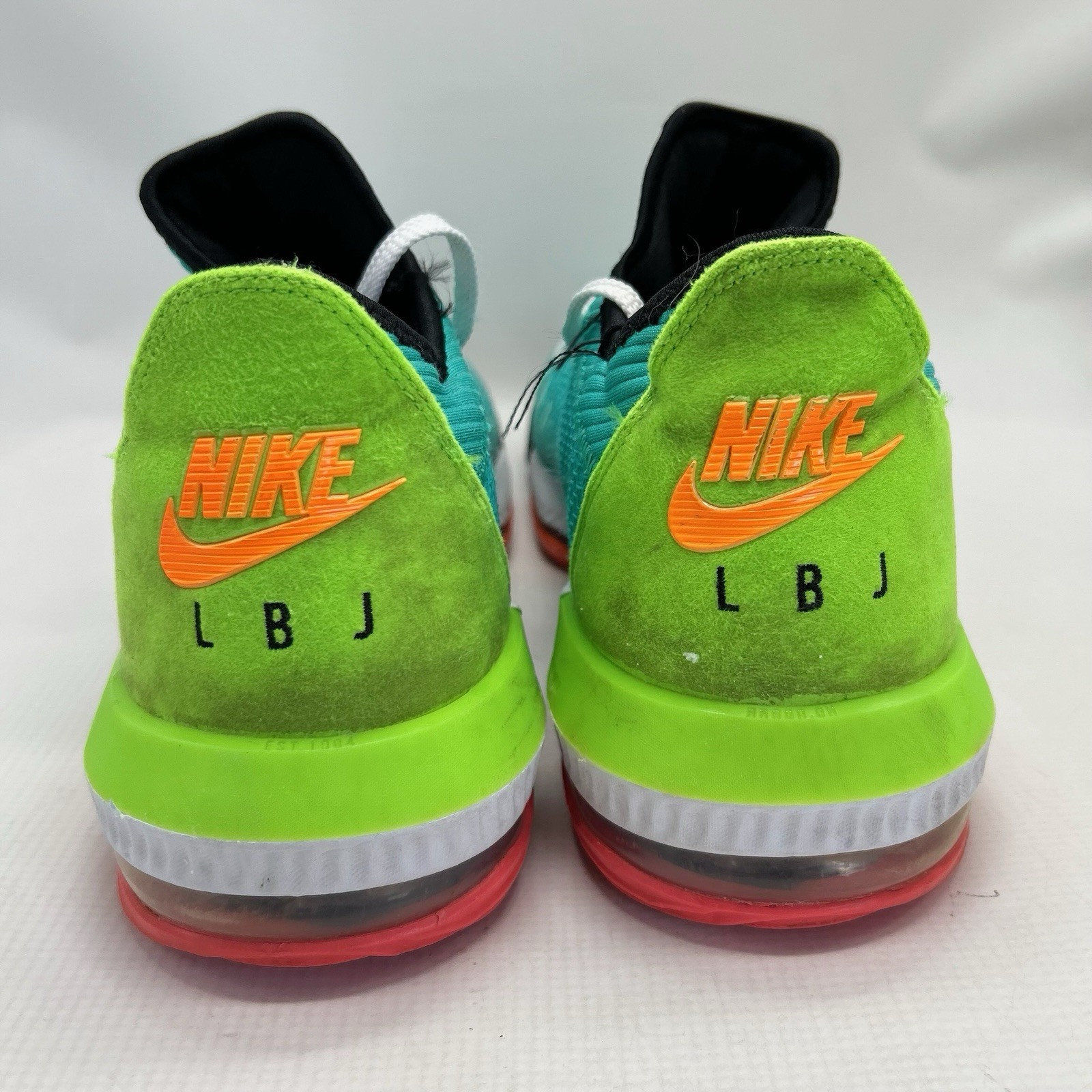 Nike LeBron James LBJ 16 Low Hyper Jade Men’s Size 14 US C12668-301 Basketball