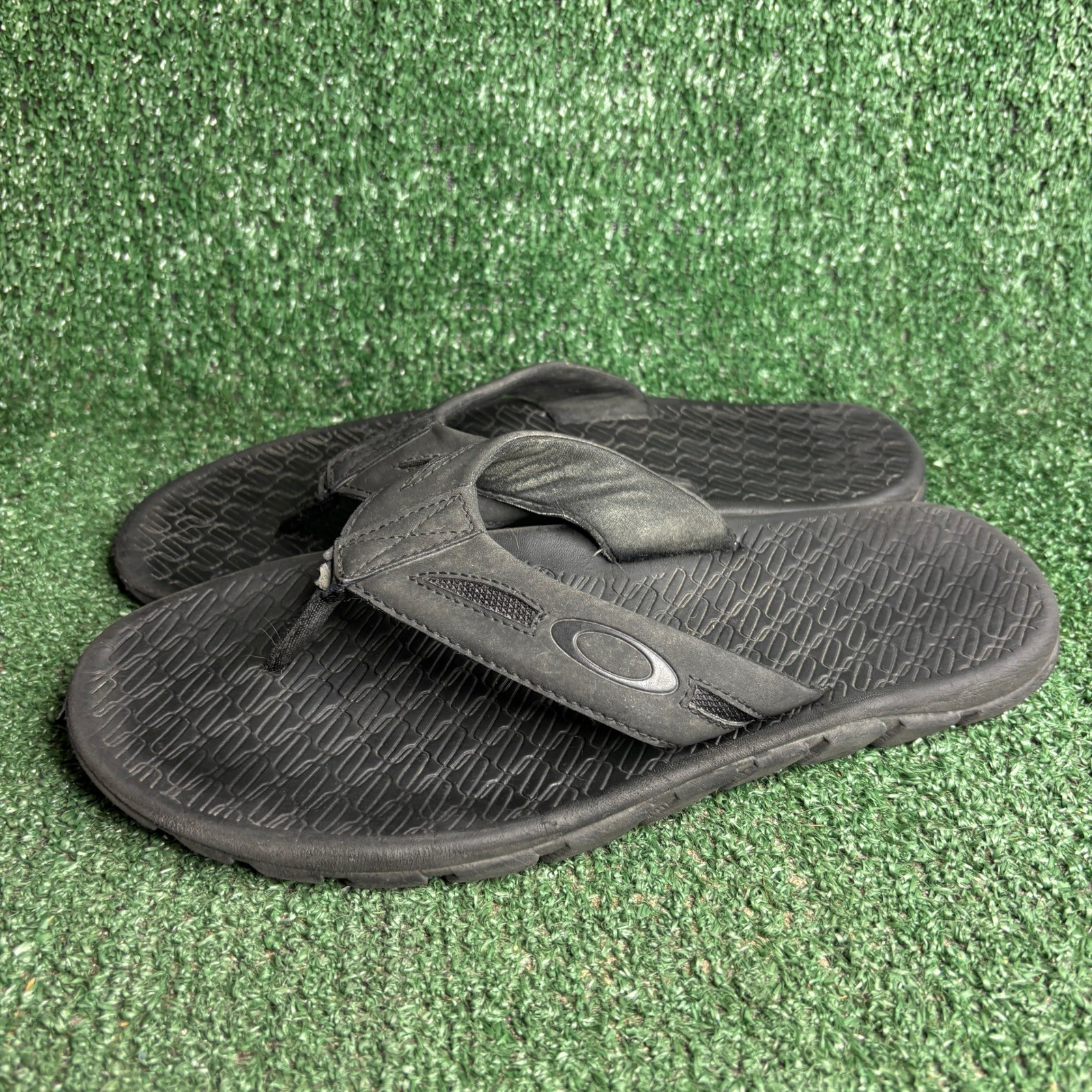 Oakley Operative 2.0 Thong Comfort Sporty Casual Flip Flop Sandal Black Mens 10