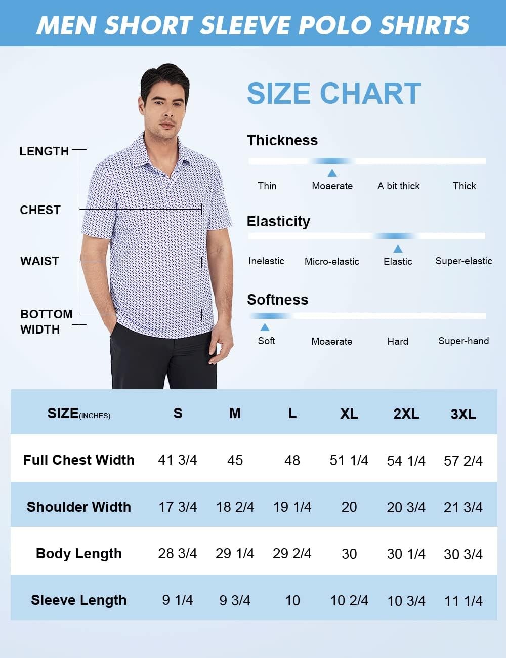 Men’s Dry Fit Golf Polo Shirt – Moisture Wicking Performance Short Sleeve Tee