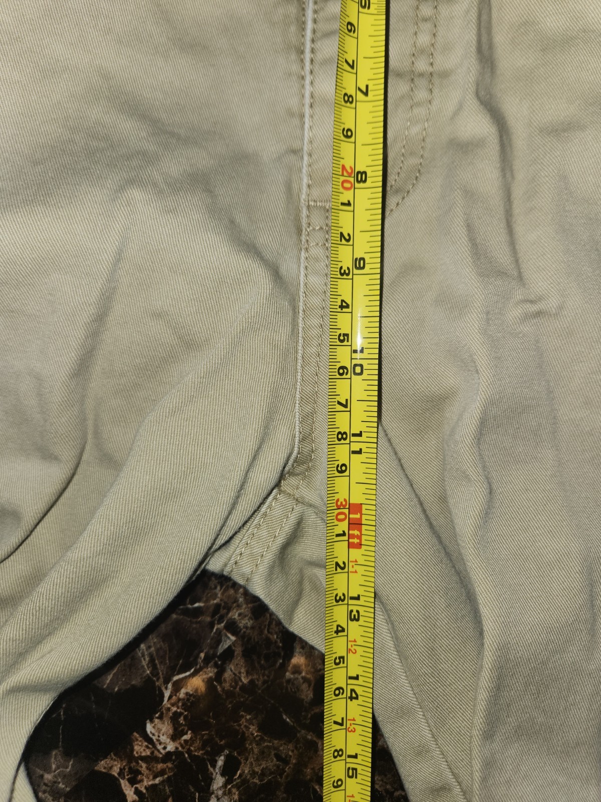 Matchstick Men’s Khaki Cargo Pants 33×30 Lota Of Pockets