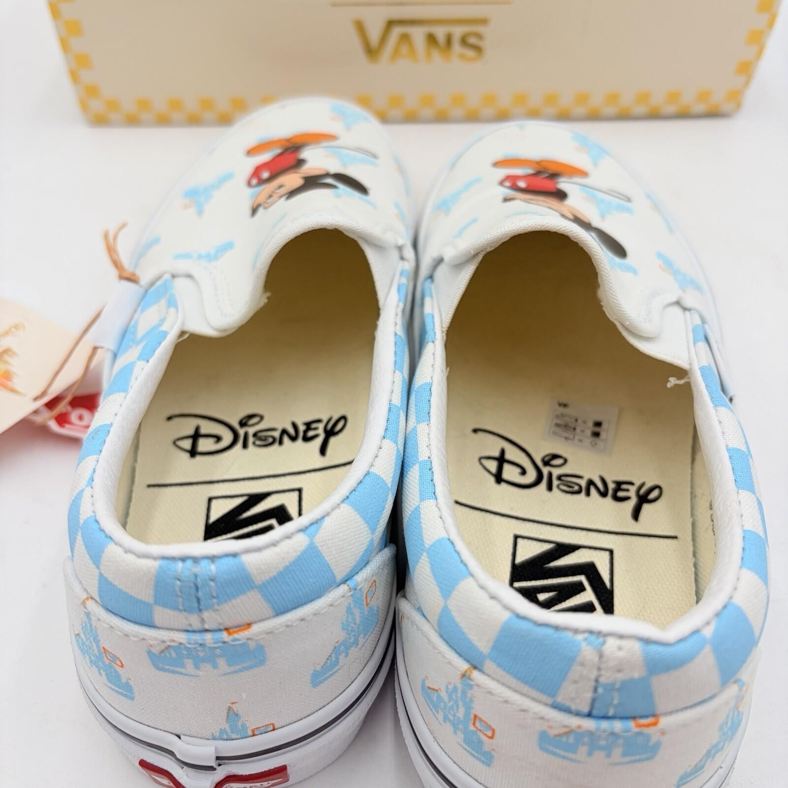 VANS x DISNEY 50TH ANNIVERSARY Mickey Mouse Walt Disney World Slip-On M 6 W 7.5