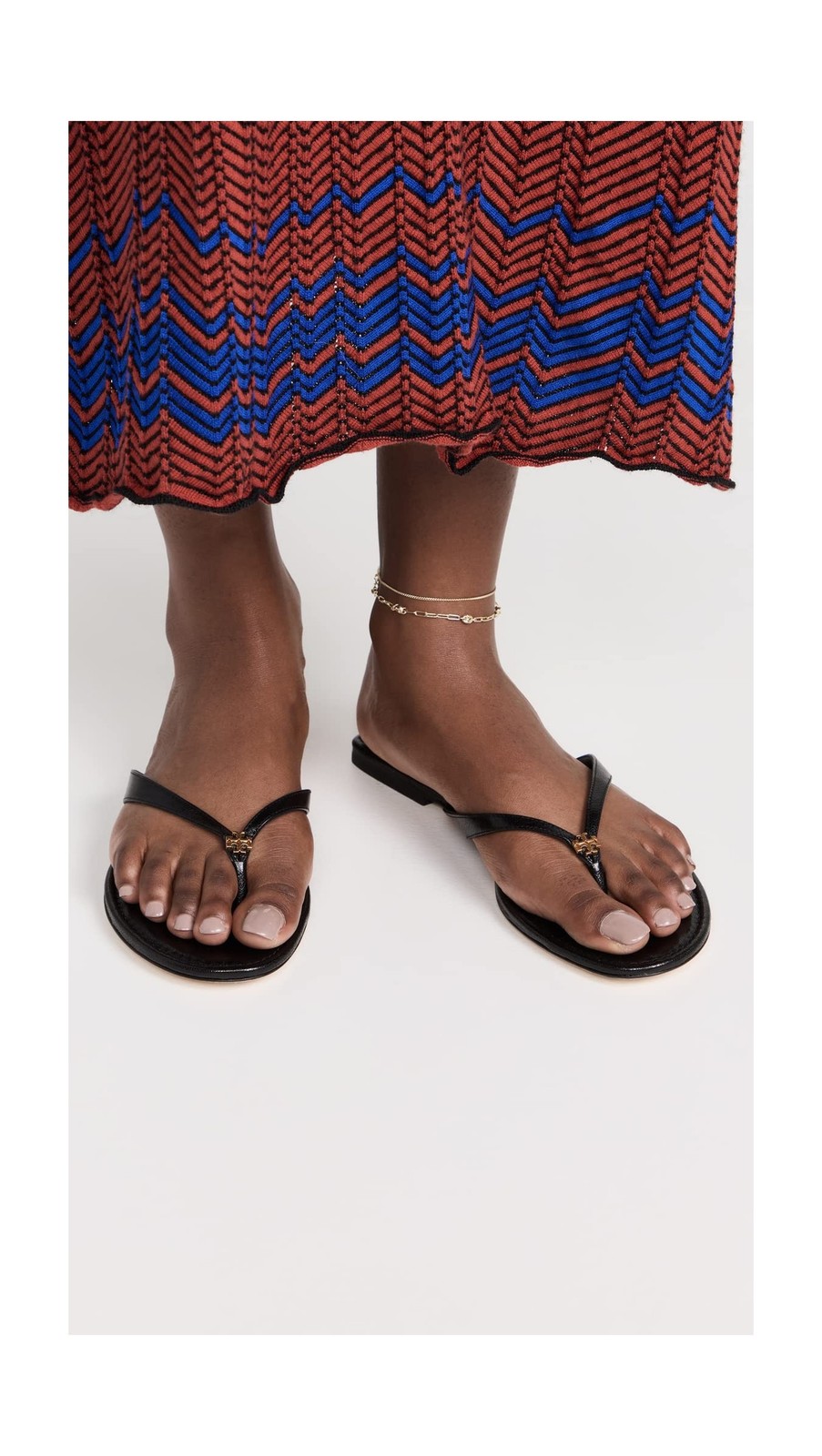 Tory Burch Women’s Classic Flip Flops Size 12 M US Perfect Black