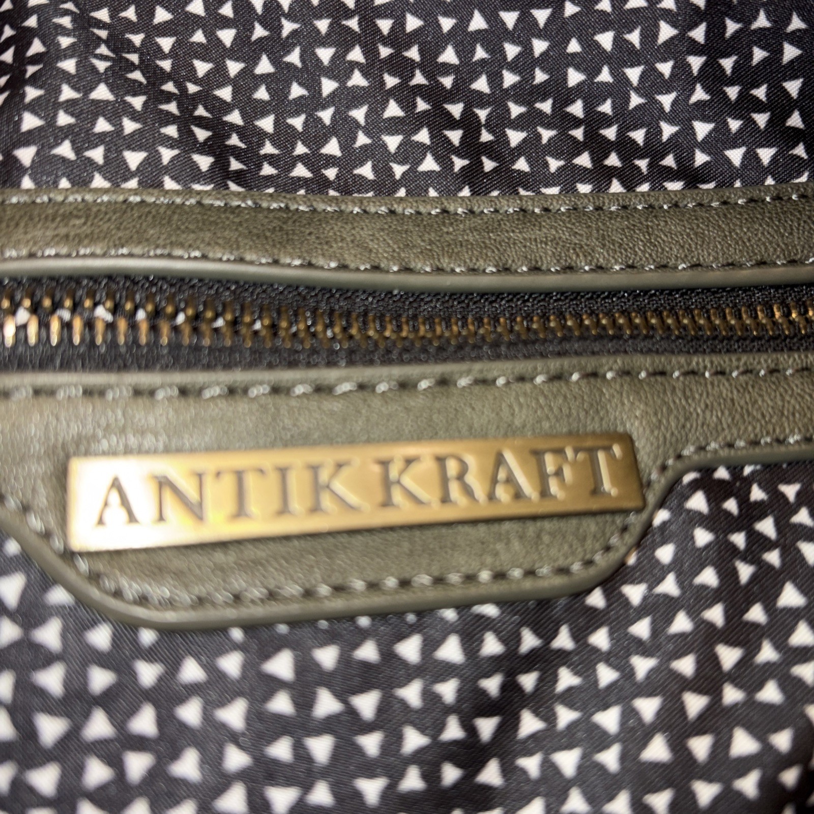 Antik Kraft Vegan Leather Large Purse Brown