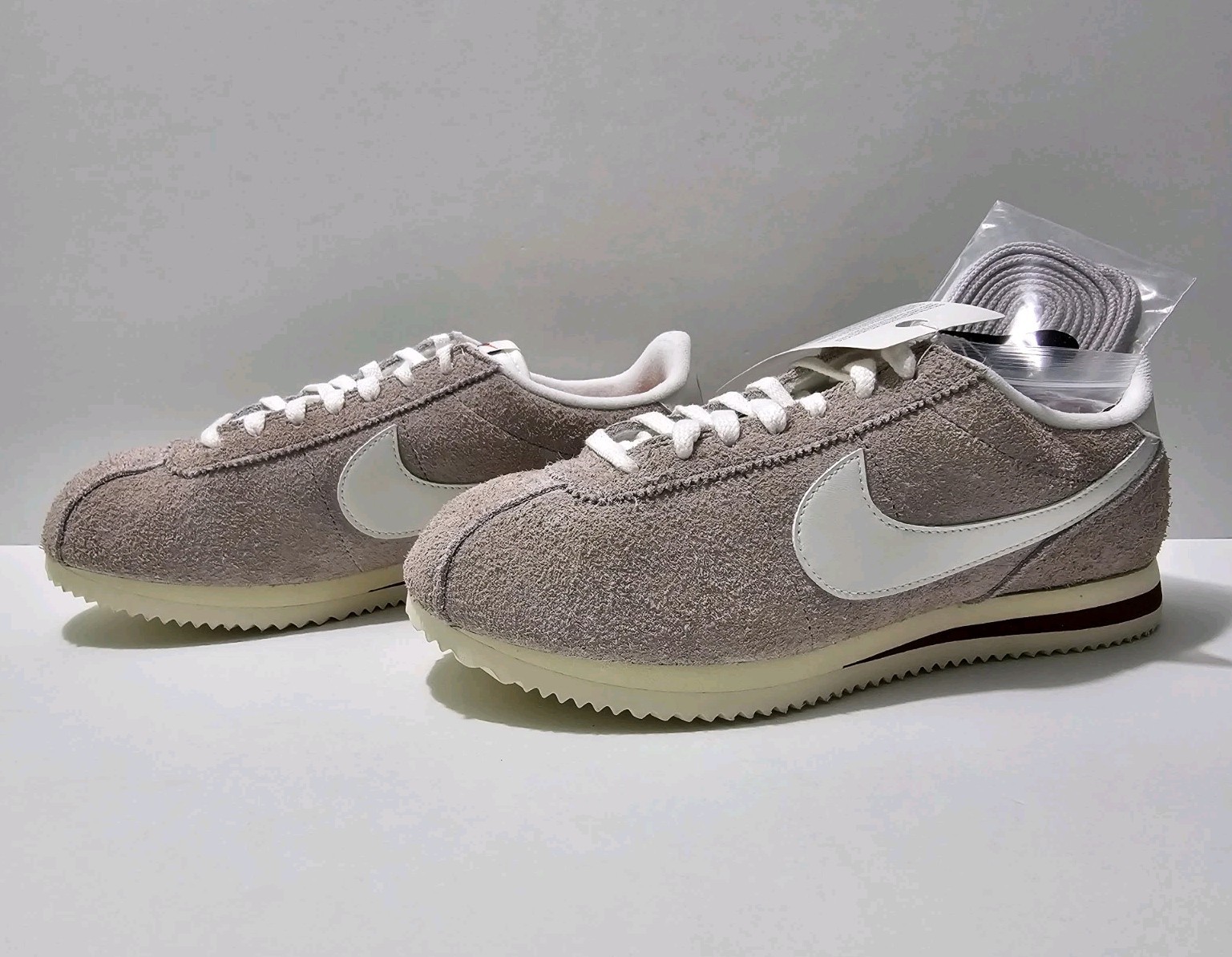 Nike Cortez SE Suede College Grey Sail Men’s Shoes Sz 8.5 (HF3142-001)