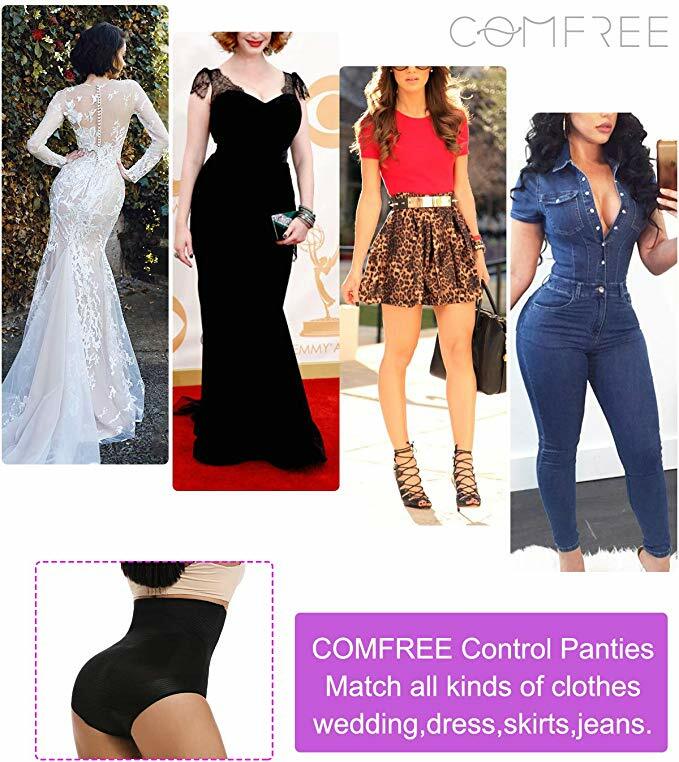 Shaperin Slimming High Waist Body Shaper Tummy Tuck instantly Control Panty US