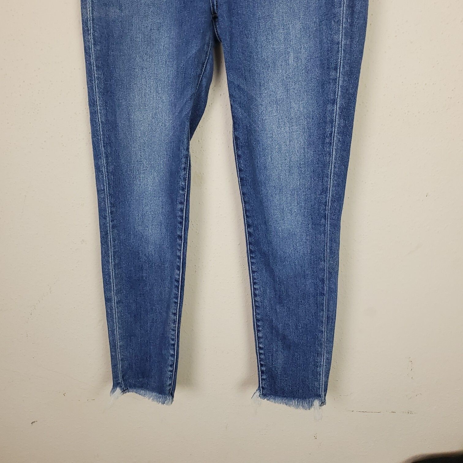 Bridge By Gly Jeans Womens 26 Slim Fit Skinny High Rise Ankle Mid Wash Denim
