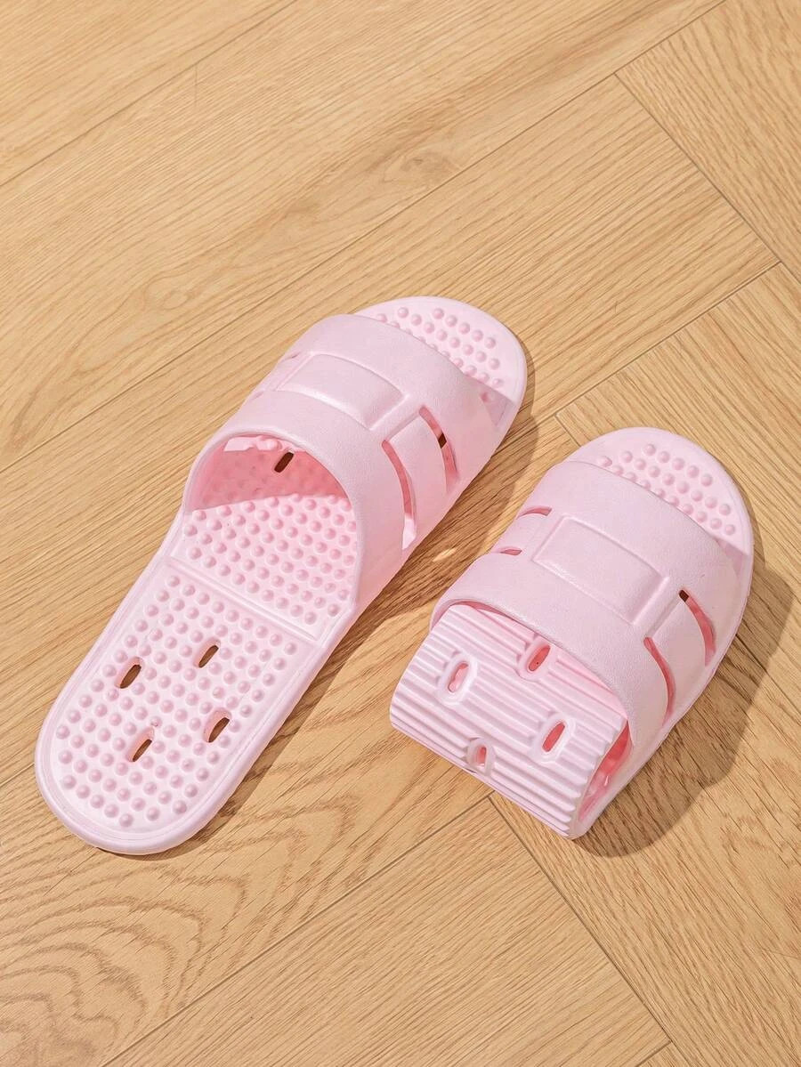 Foldable Travel Slippers Women Quick Dry Non Slip Shower Shoes