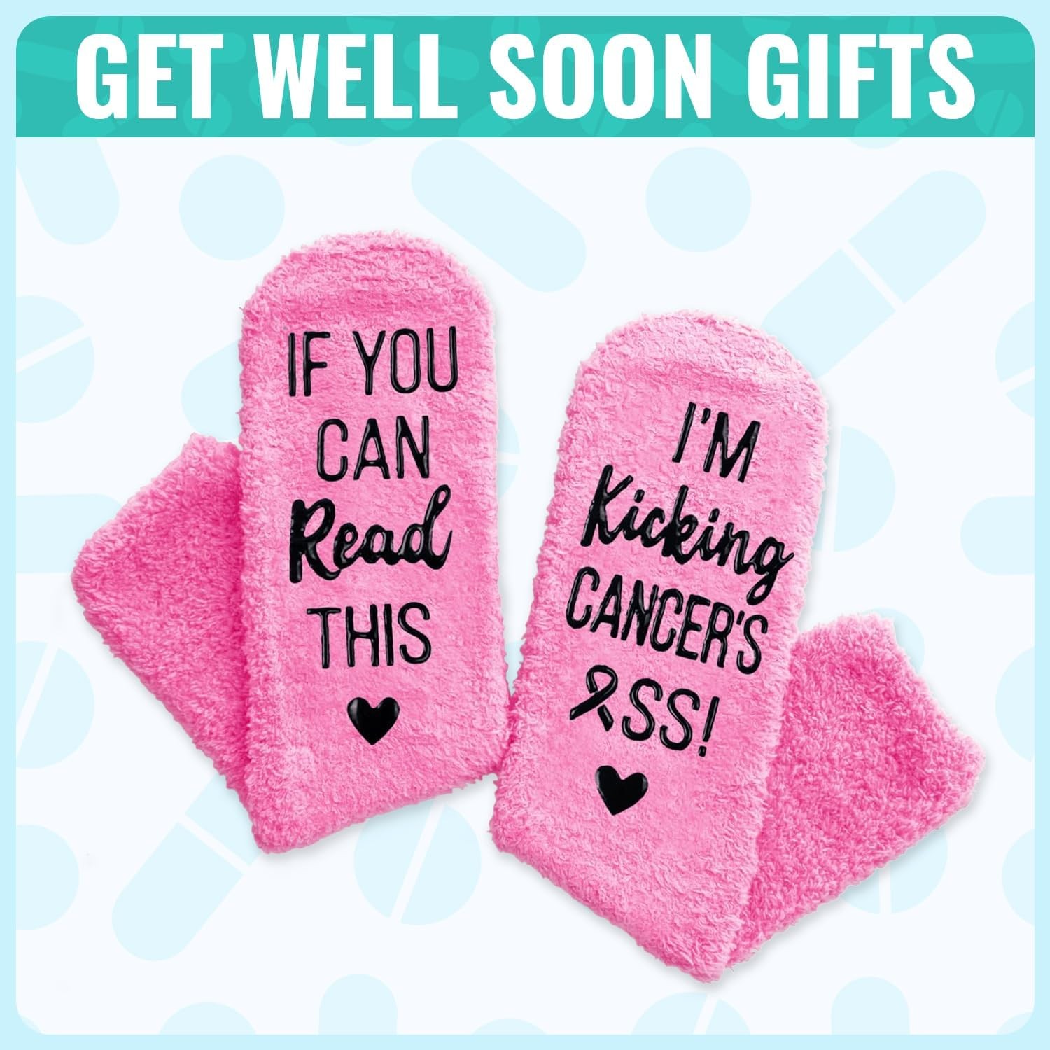 HAPPYPOP Inspirational Gifts for Women – Cancer Chemo Socks for Patient after Su