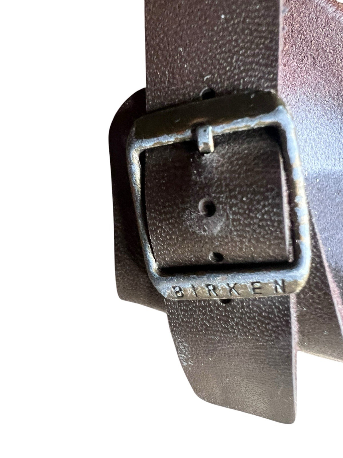 Birkenstock Gizeh Dark Brown Sandals Size 39 25mm Regular Wide Unisex Germany