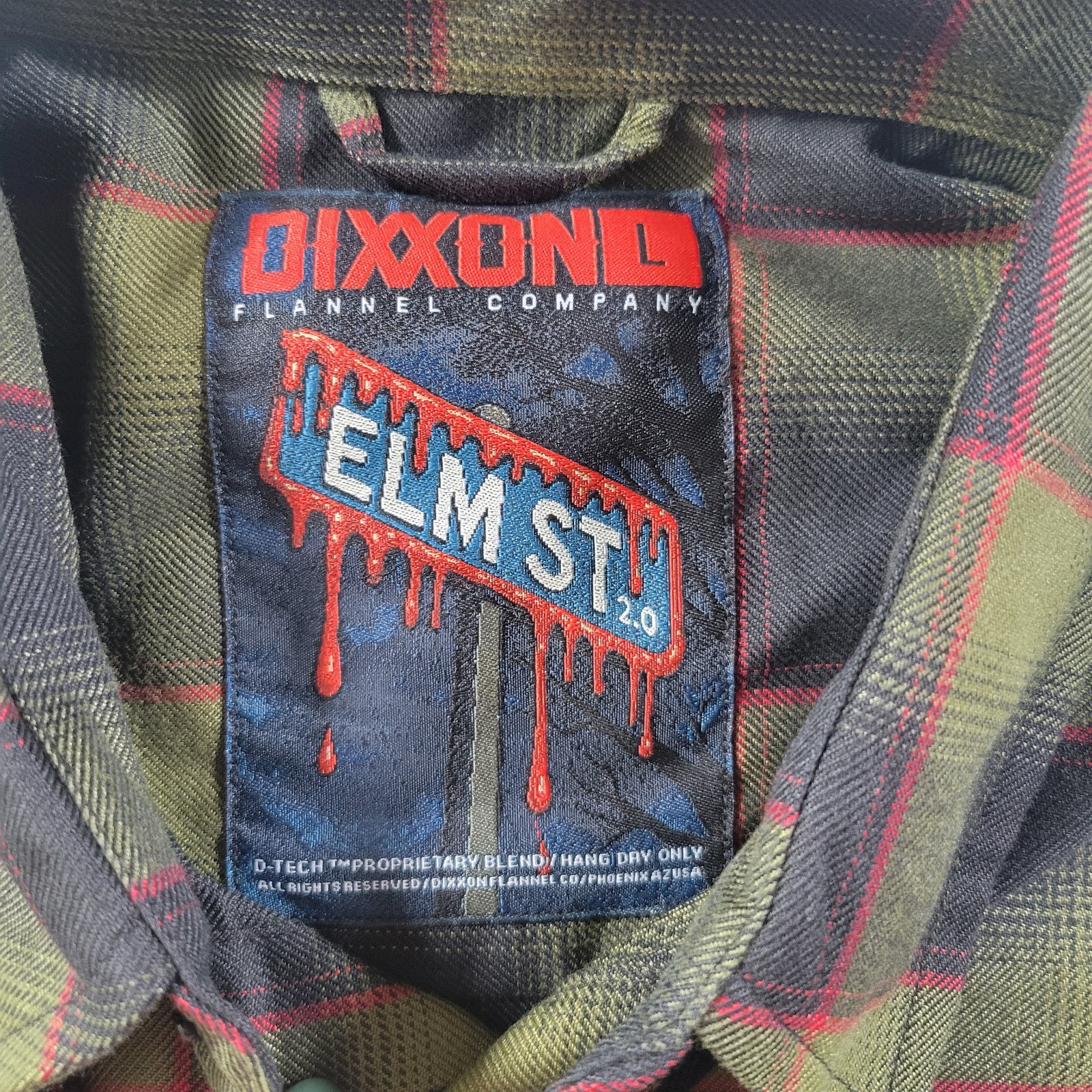 Dixxon Mens Flannel Elm Street 2.0 Size Large