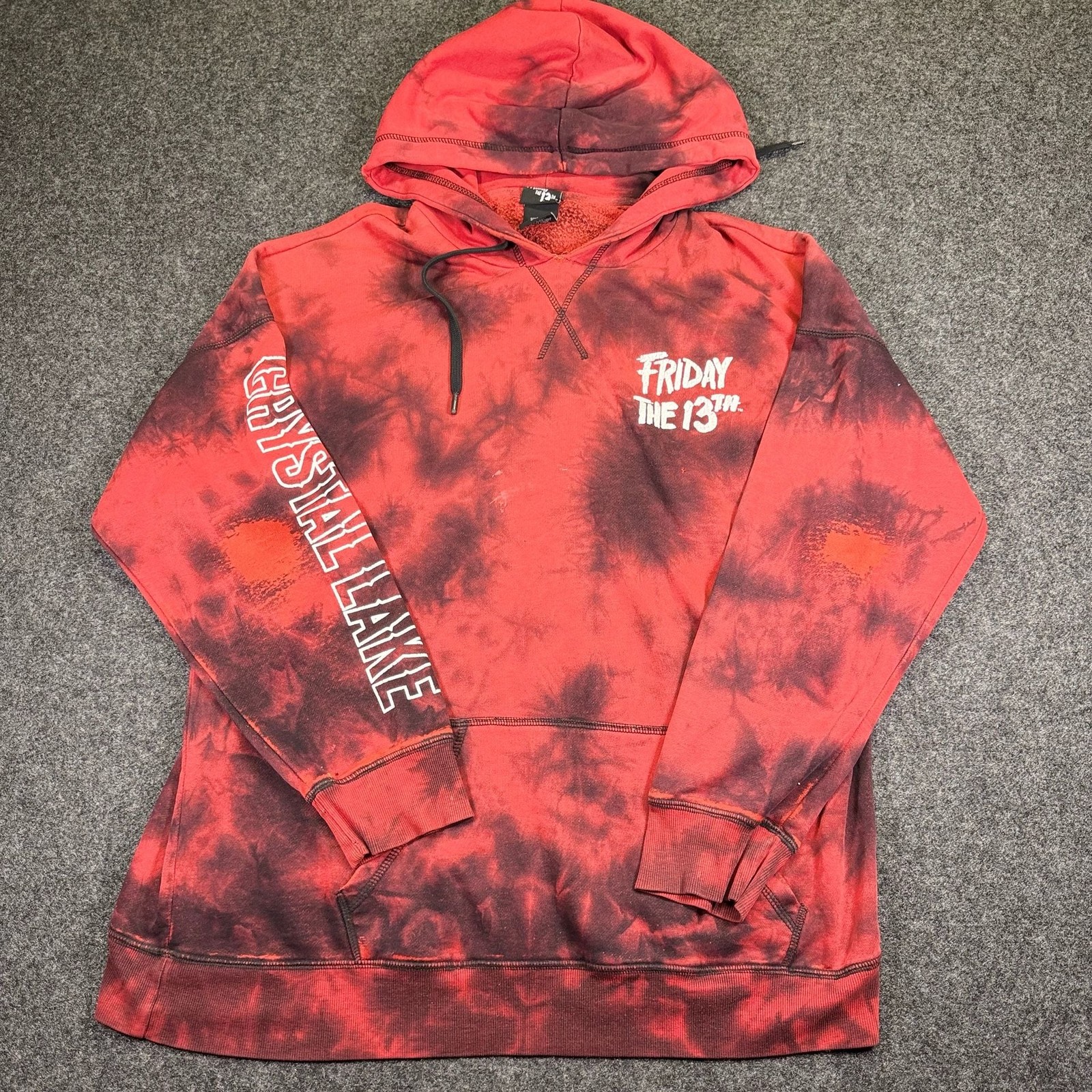 Friday the 13th Camp Crystal Lake Tie-Dye Pullover Hoodie
