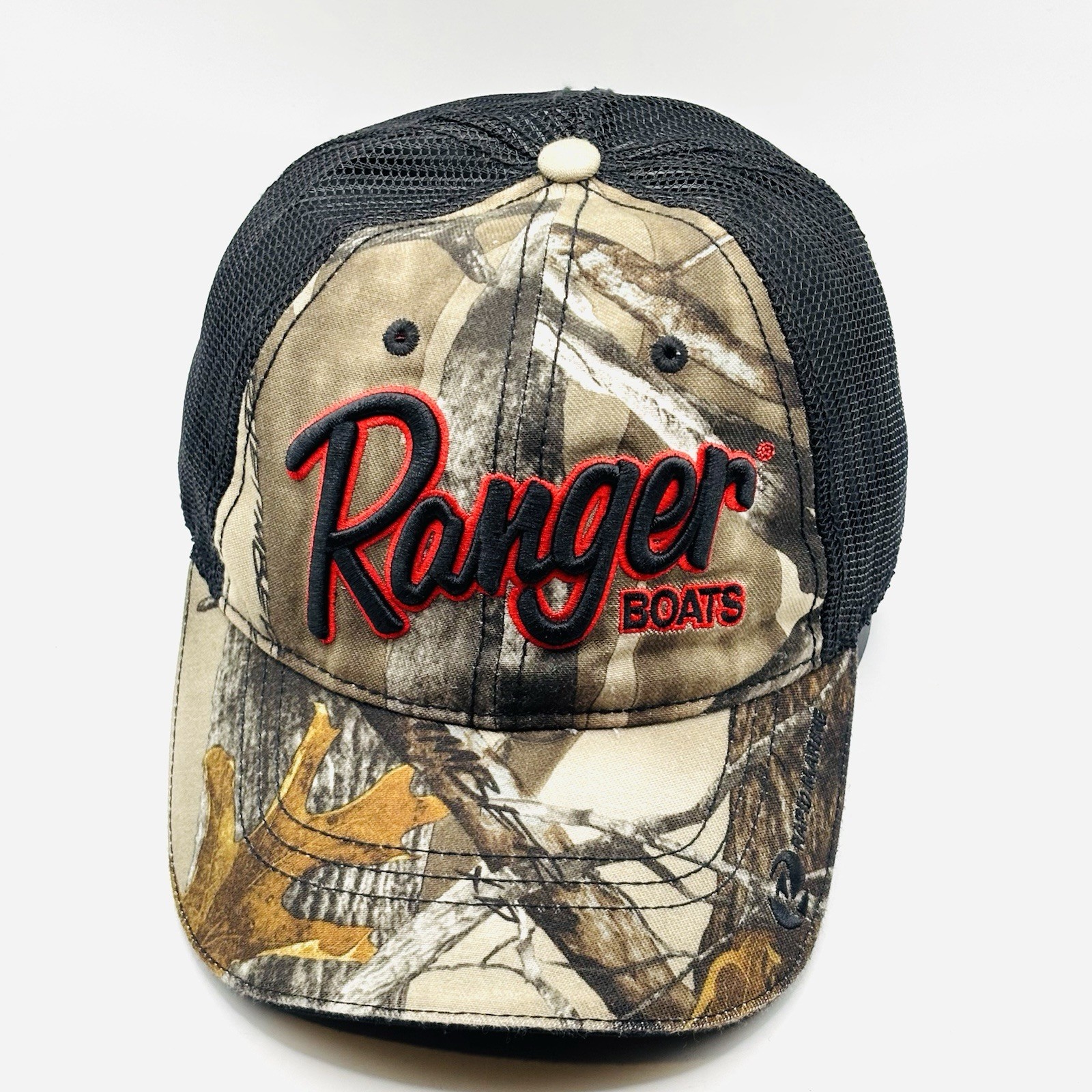Ranger Boats Camo Trucker Cap Hat Green Adjustable Embroidered Fishing