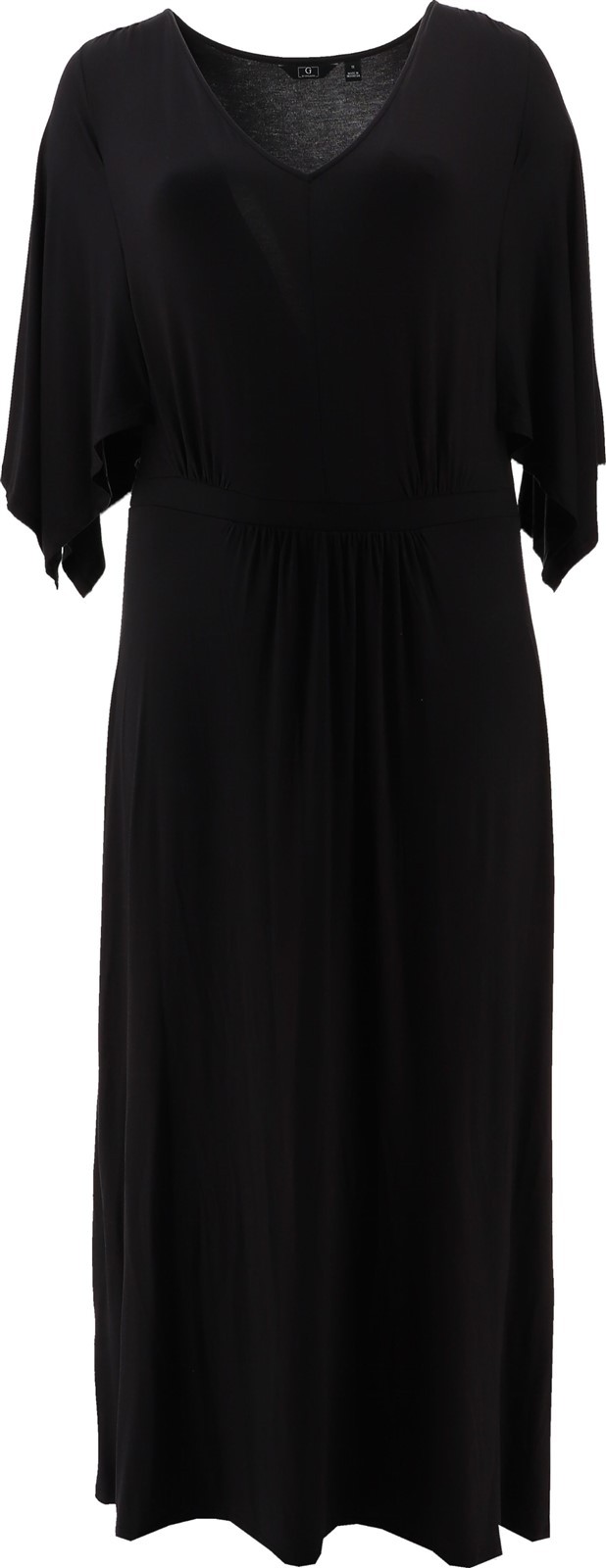 G Giuliana EcoLuxe Knit Dress Black 1X NWOT (729)