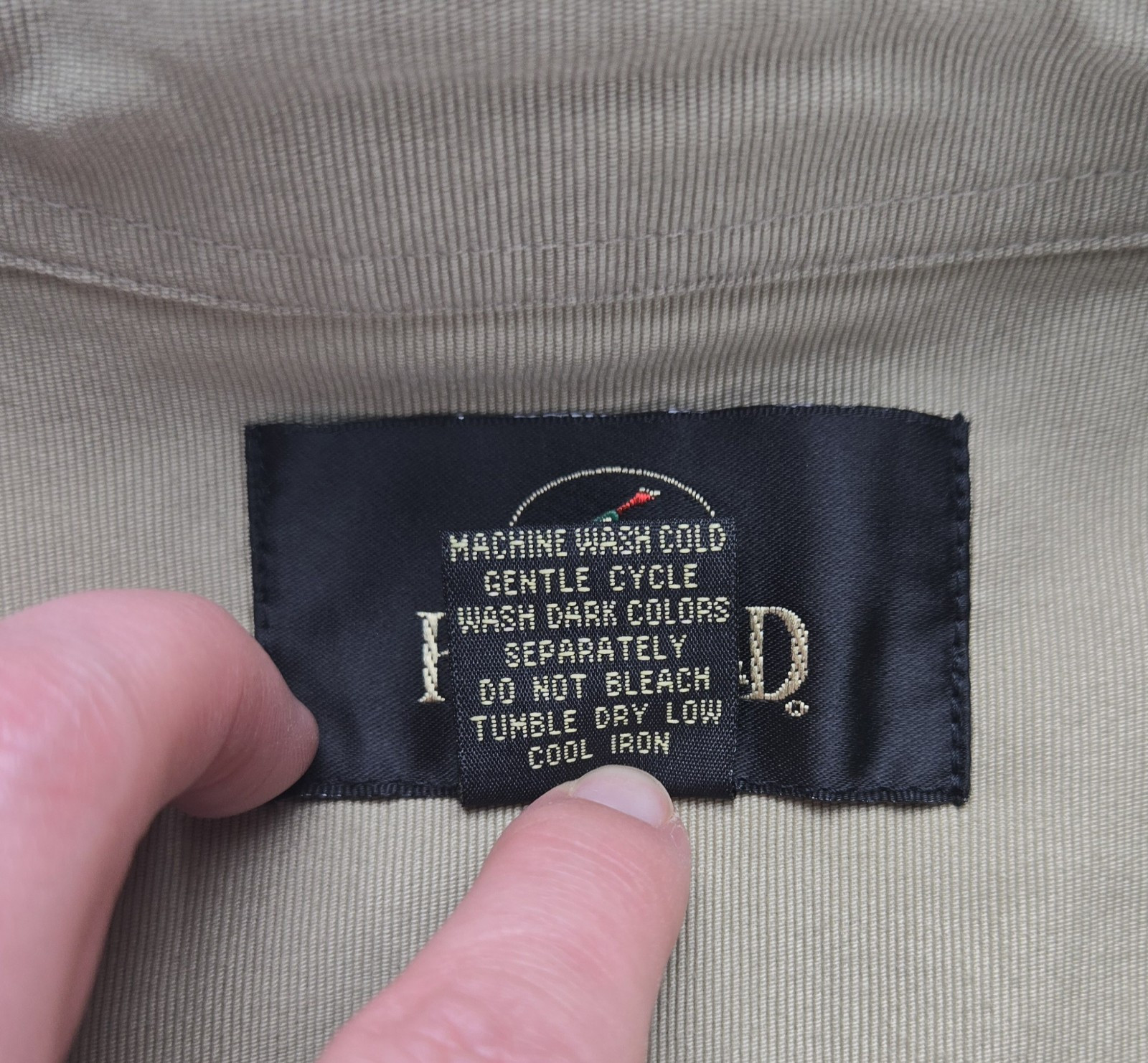 Redhead Mens LT Large Tall Tan Long Sleeve Buttoned Shirt Workear Fishig Hunting