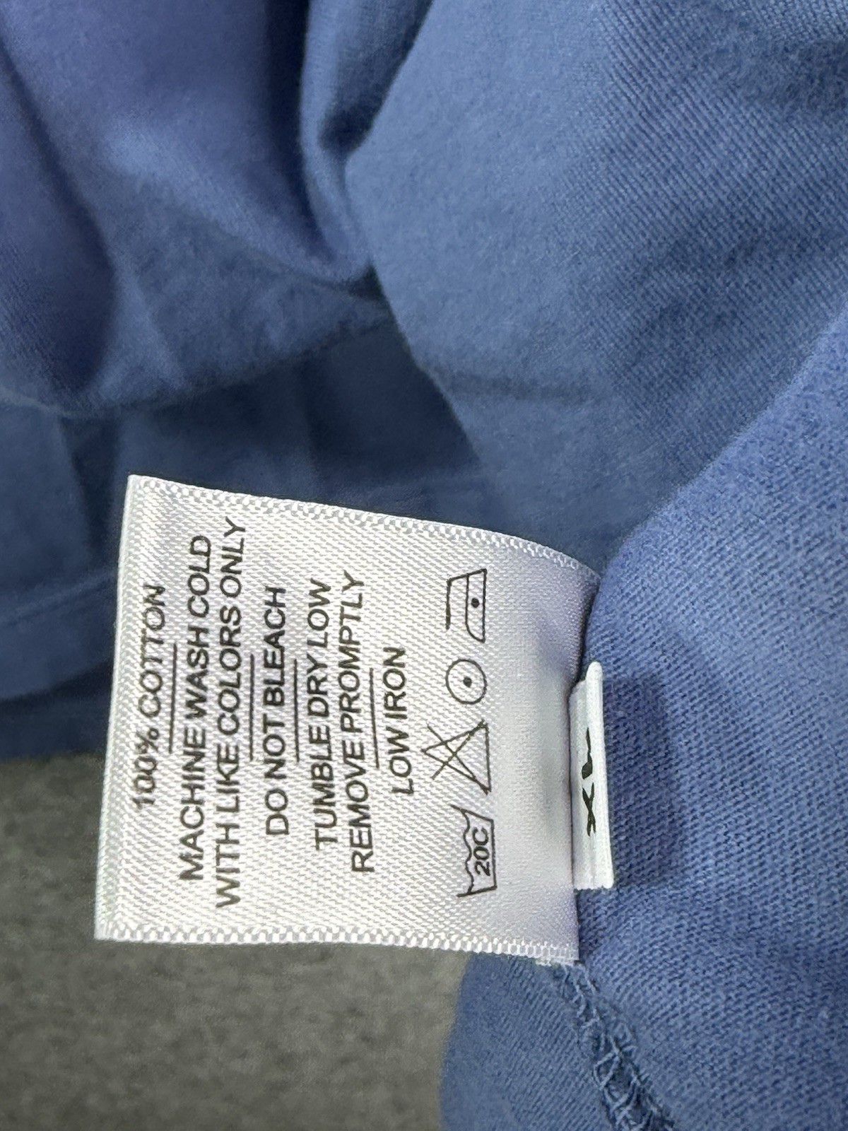 American Giant Midweight Crew Neck T Shirt Moonlight Blue Men’s Medium USA Made