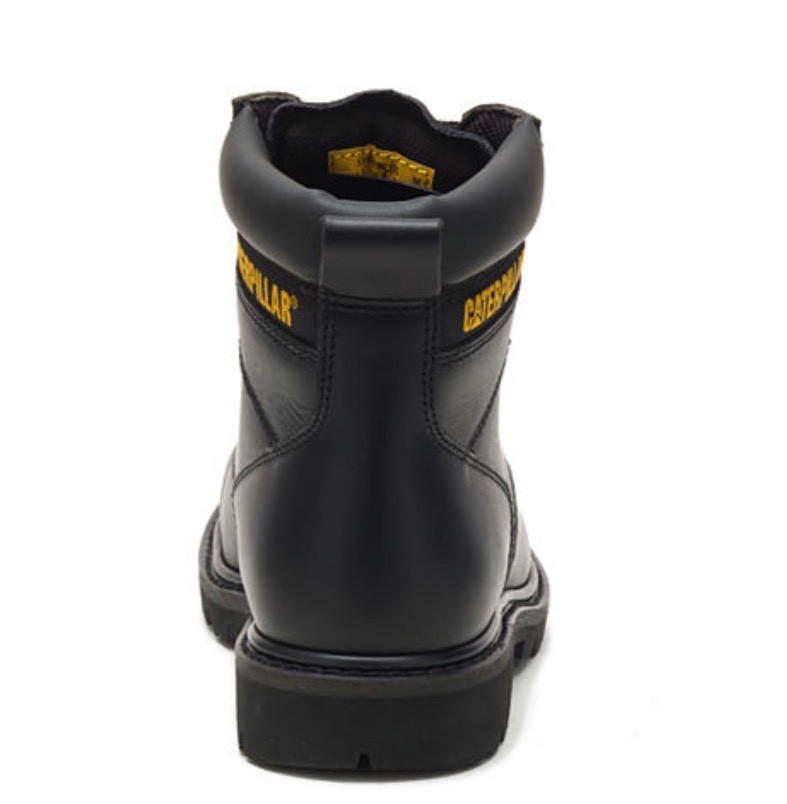 Caterpillar Men’s Second Shift Steel Toe Work Boot P89135 Black Boots Medium