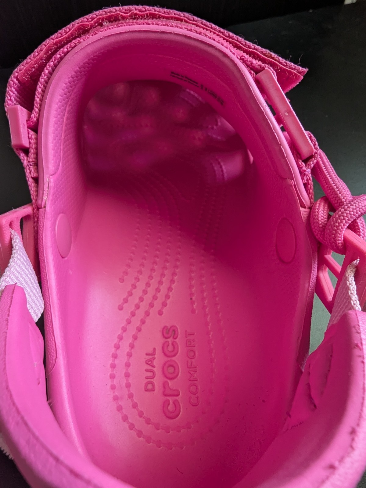 Post Malone x Crocs Duet Max Clog II Pink W6 M4 Limited Edition EUC