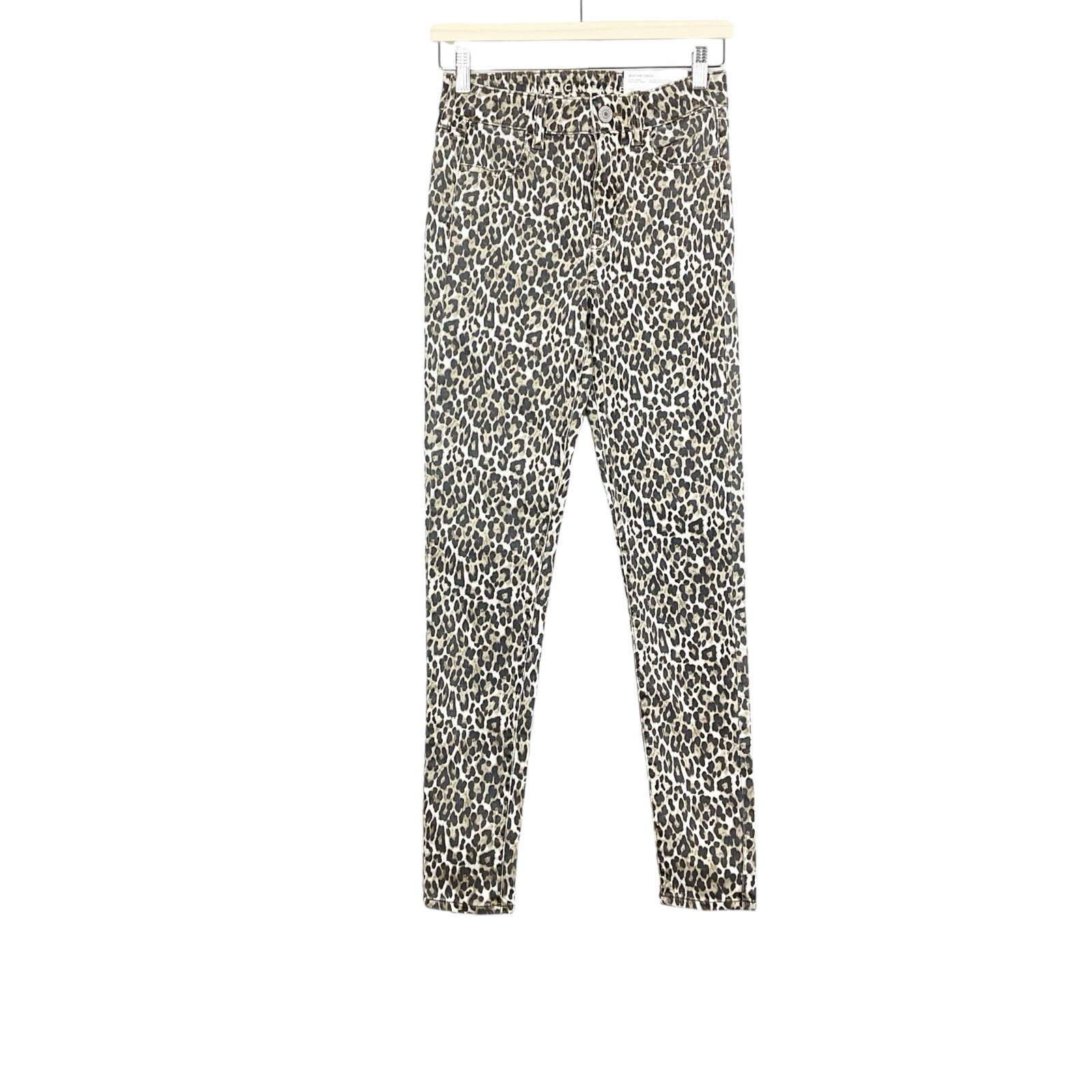American Eagle Animal Print Hi-Rise Jegging Ne(x)t Level Stretch Brown Size 4