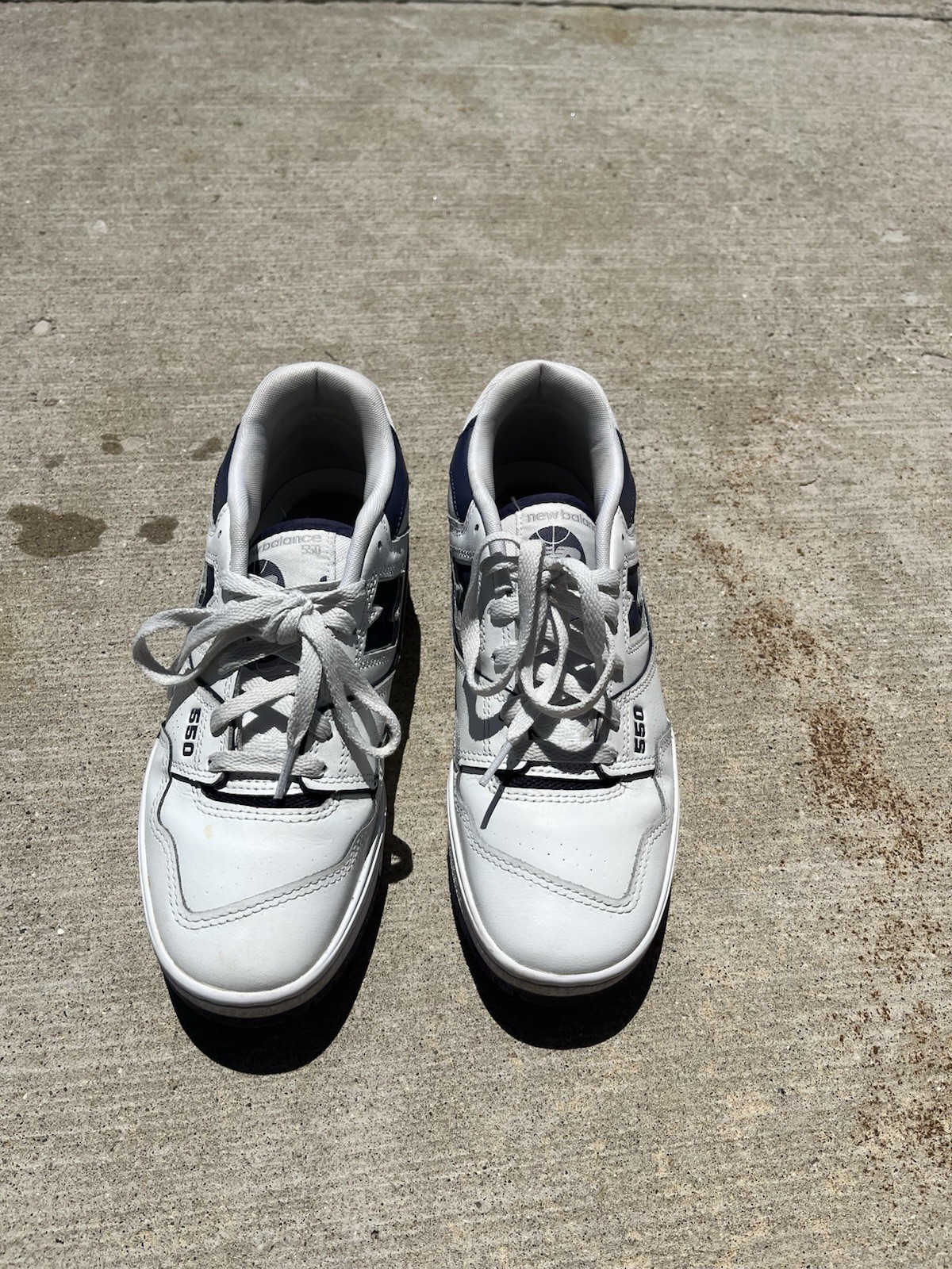 New Balance 550 “Dark Mercury” White/Navy *DISCONTINUED, RARE*