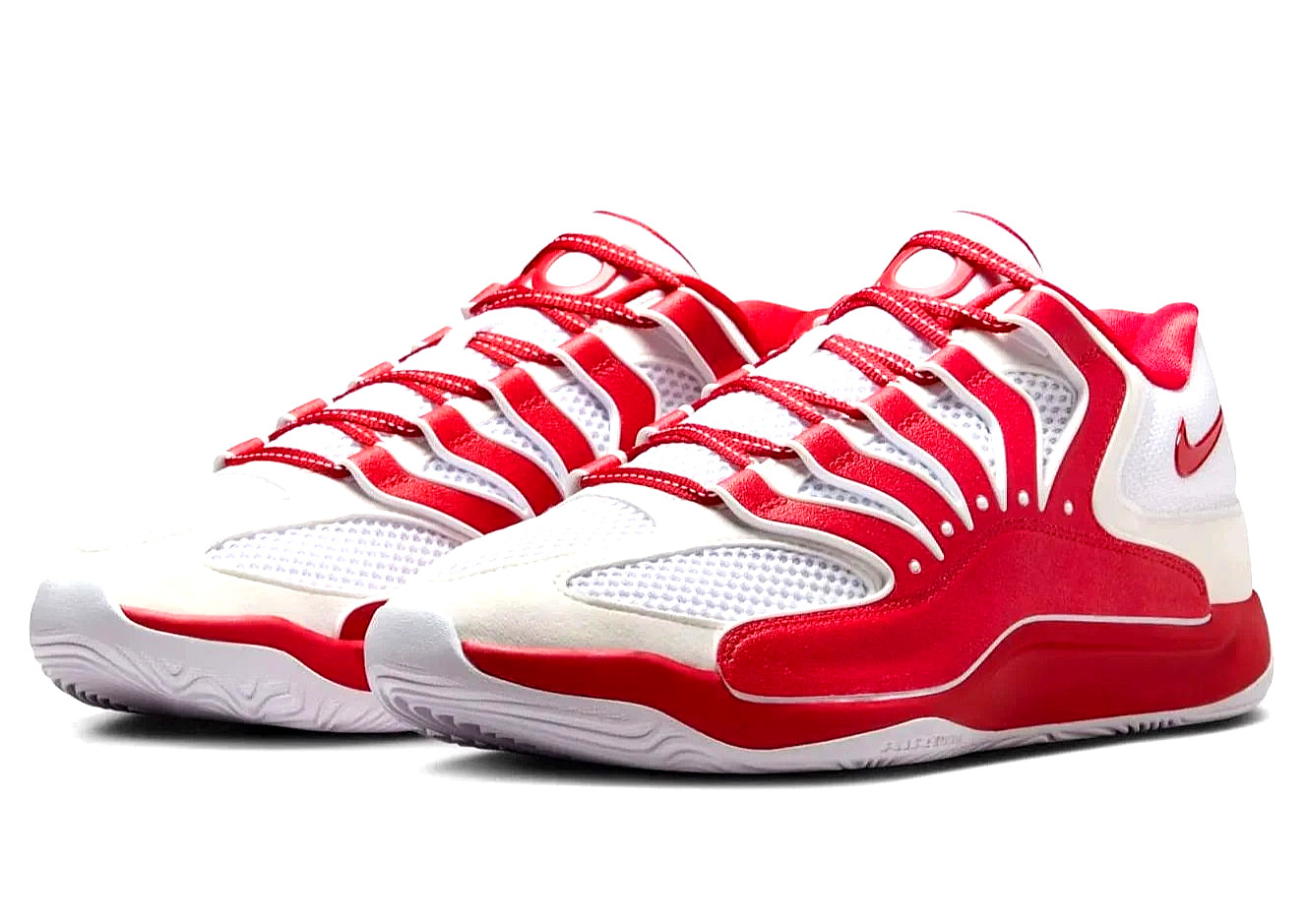 NEW IN BOX NIKE KD18 TEAM BANK WHITE & RED IM0634-104 MENS SIZE 10 M BASKETBALL