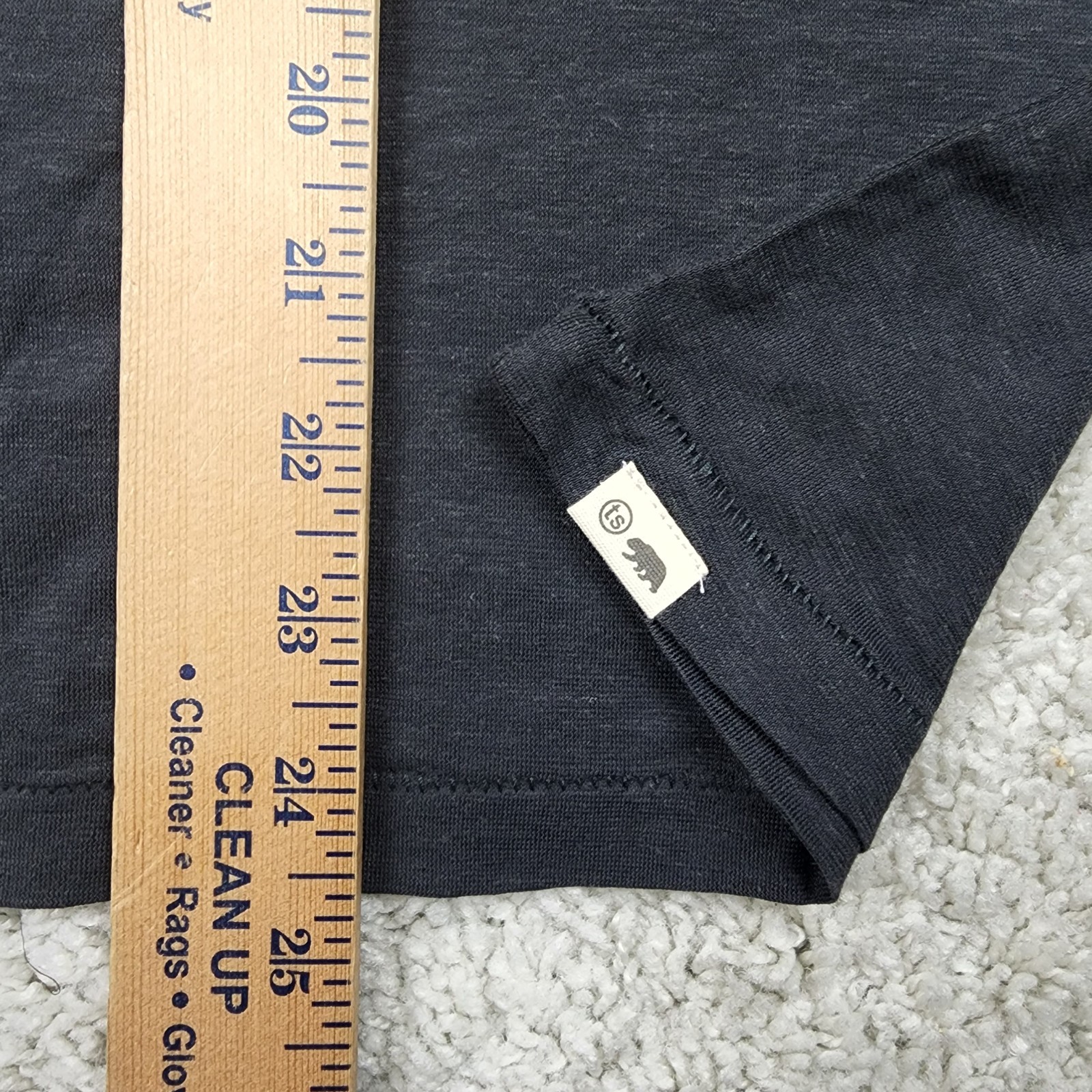Taylor Stitch Organic Cotton Hemp Shirt Size 36 XS New Without Tags NWOT Grey
