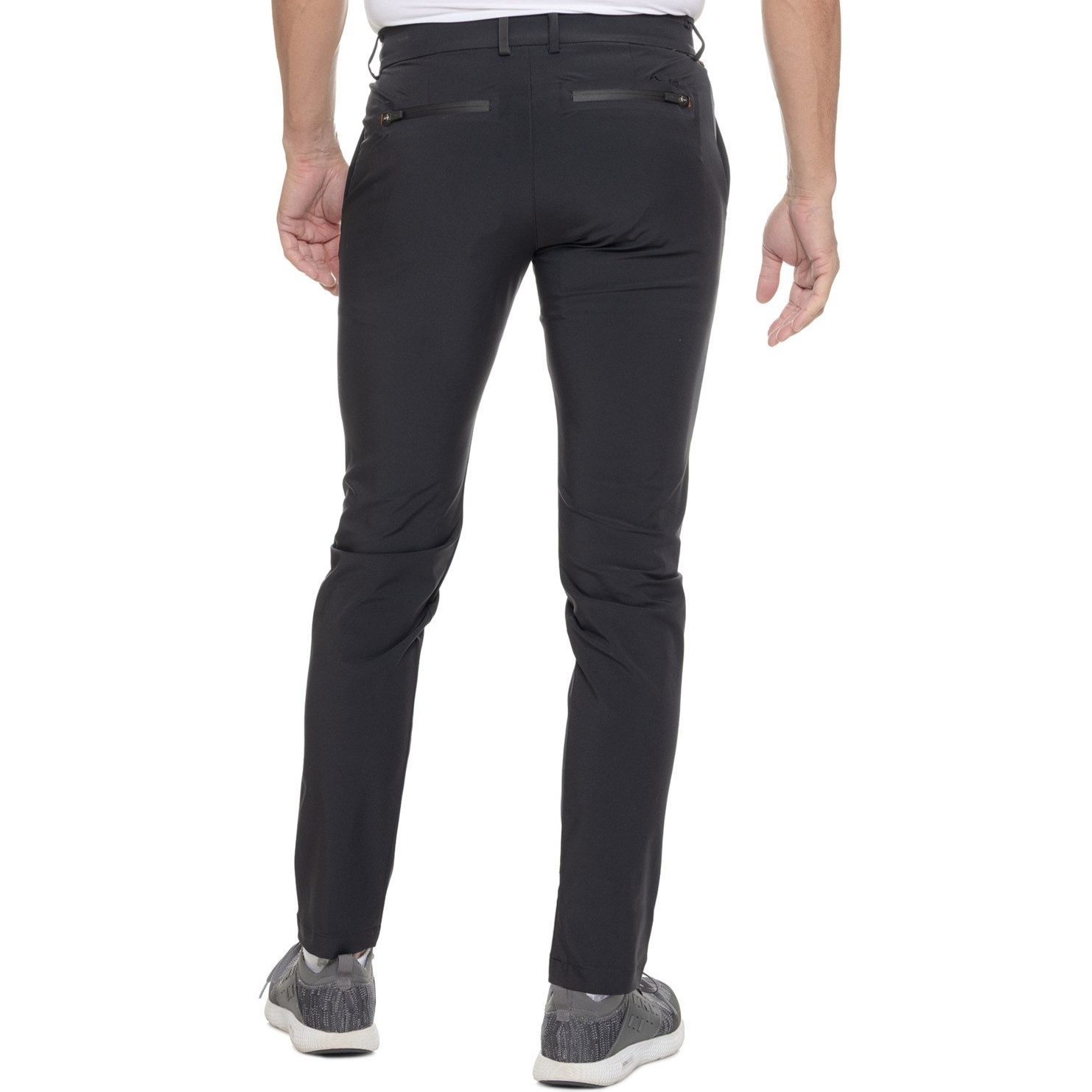 KJUS Men’s Javier Active Golf Pants Tailored Fit Black K00187-02
