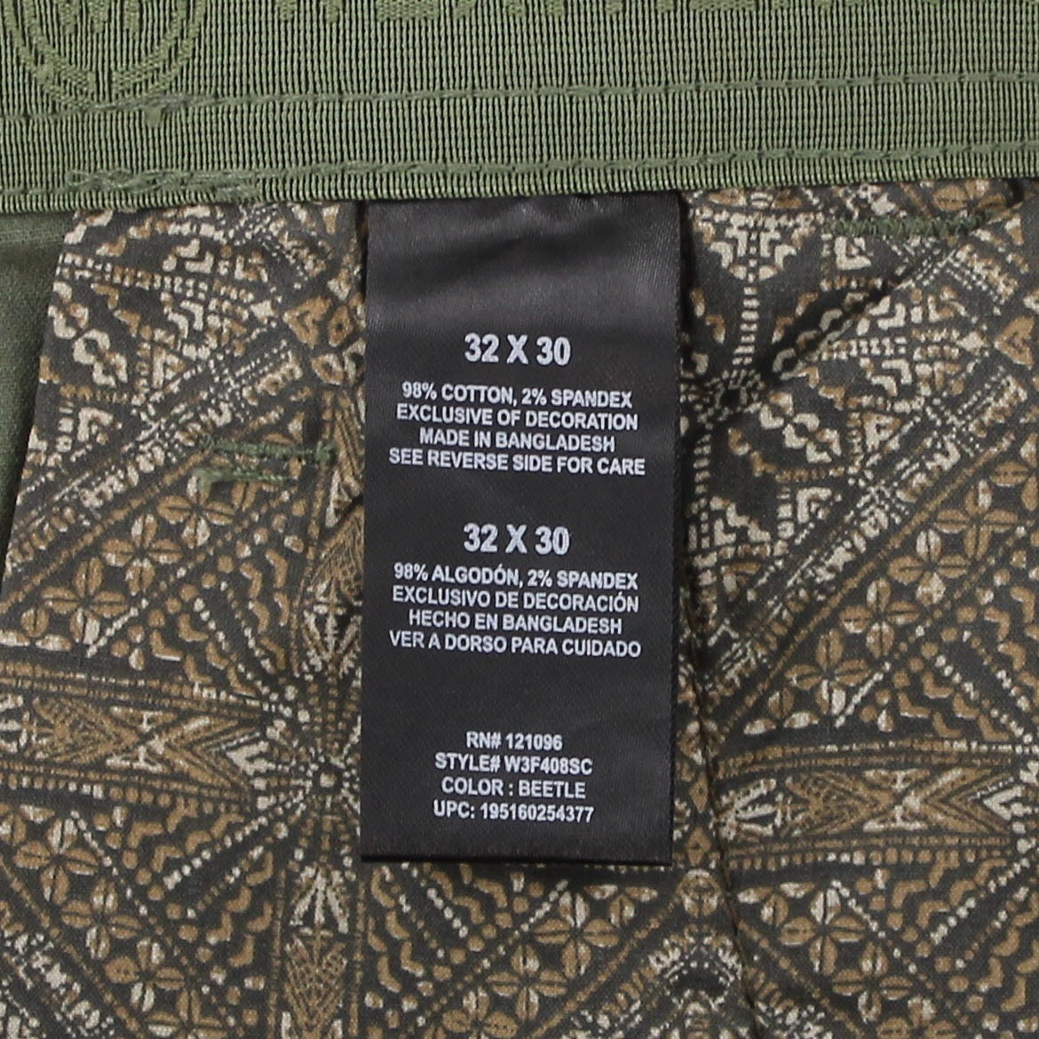 Weatherproof Men’s Trail Utility Pants Stretch Fabric Straight Fit W3F408SC