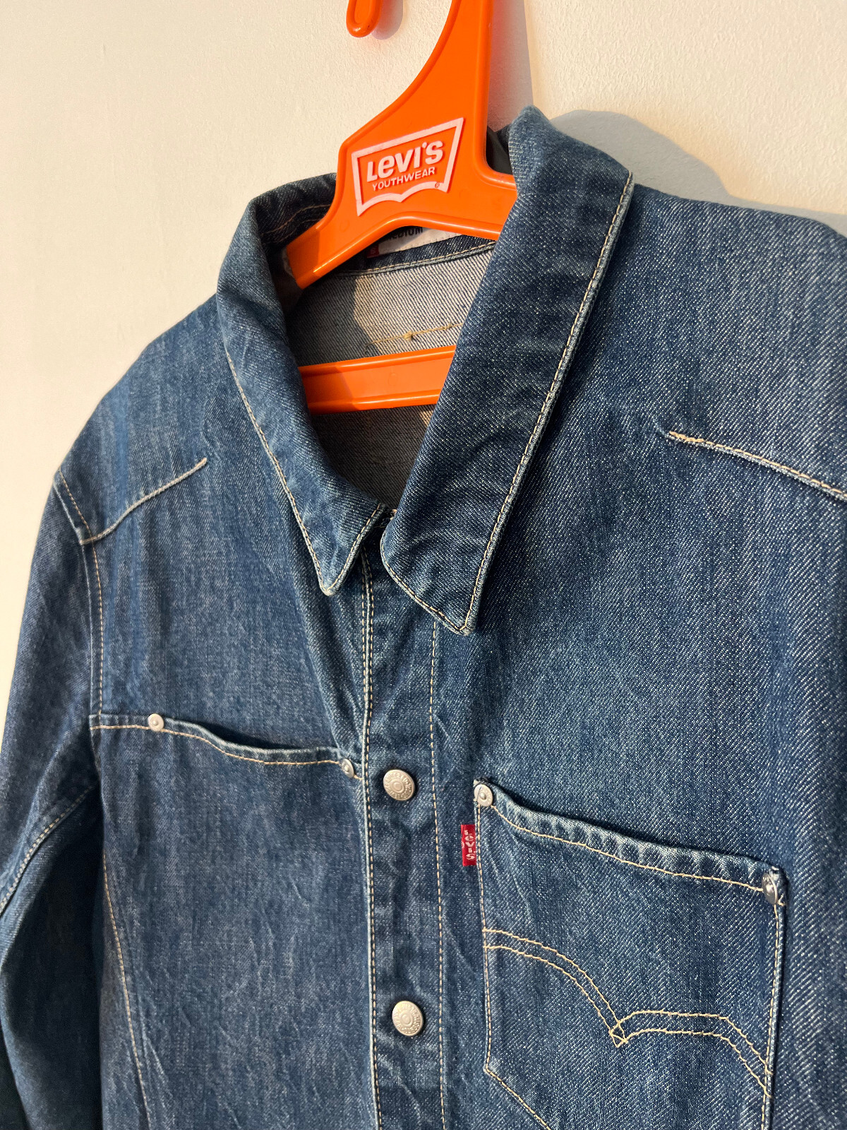 Levi’s Engineered Twisted Jacket M Trucker 41″ Denim Rare LVC-ish Y2K Made 2000