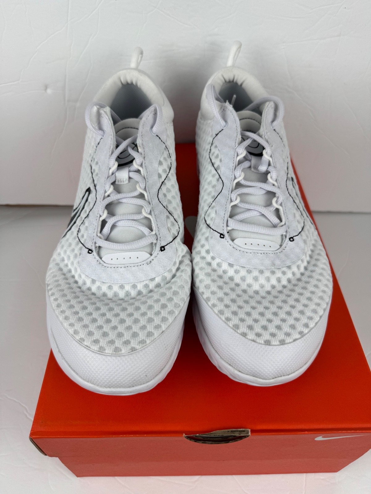 Nike Zoom Court Zoom Pro Hardcourt Tennis Shoes-White/Black-DH0618-100- Men’s Sz