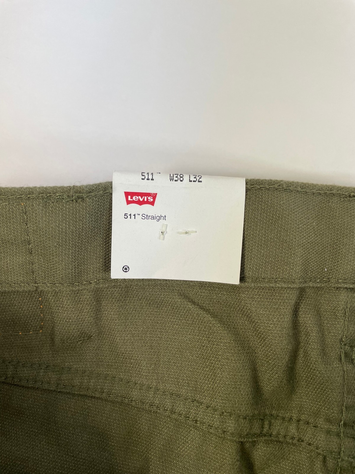 Levi’s 511 Straight Ivy Green Extra Slim Fit Jeans Size 38×32