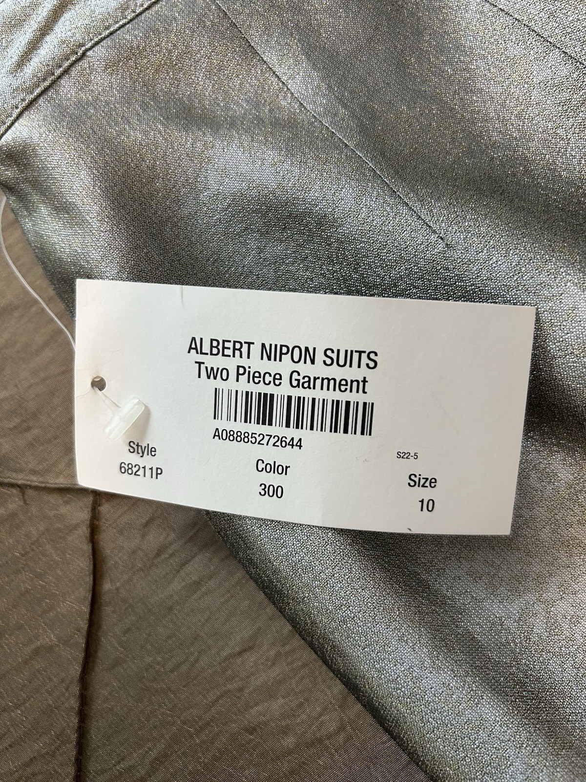 Albert Nipon Petite Suits 2-piece size 10P Sage Green