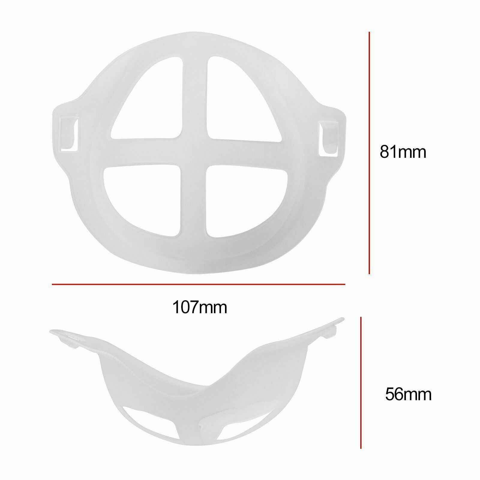 10-Piece Face Mask Bracket, Mask Spacer, 3d Mask Insert Guard Inner Support USA