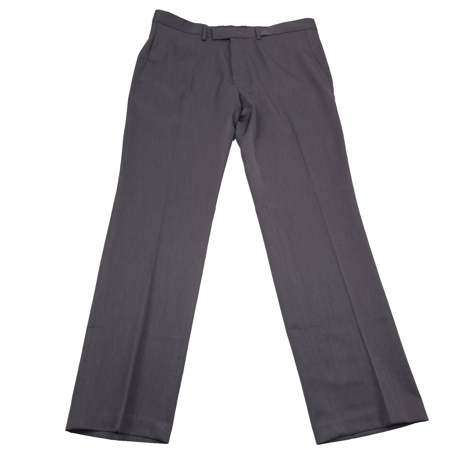 Kenneth Cole Reaction Gray Slim Fit Dress Pants Mens Size 38 X 32