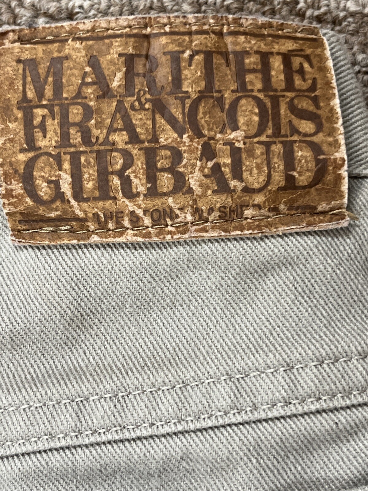 Marithe Francois Girbaud Sz 28 High Waist Taper Streetwear Pants 90’s Fly Tag