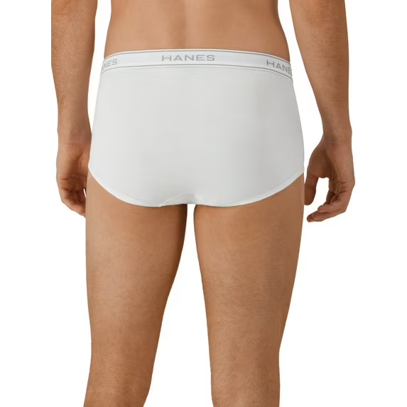 Hanes Men’s White Brief Underwear 2XL 6 Pack ComfortSoft 2252P6