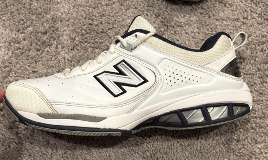New Balance Mens 806 MC806W White Casual Shoes Sneakers Size 9.5 2E