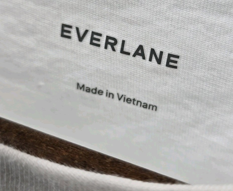Everlane T Shirt Womens Small White Crewneck Box Cut Tee Organic Cotton