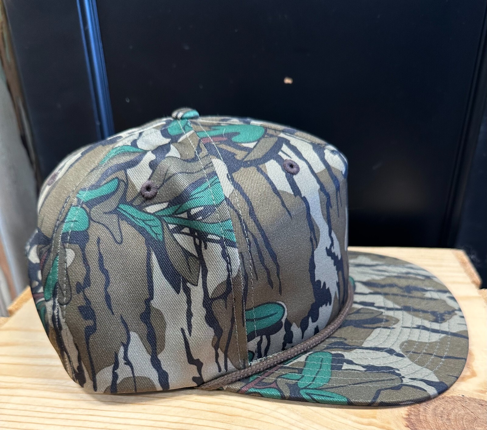 1 New Richardson 256P Trucker Hat Mossy Oak Greenleaf Blank Cap Hat OSFM