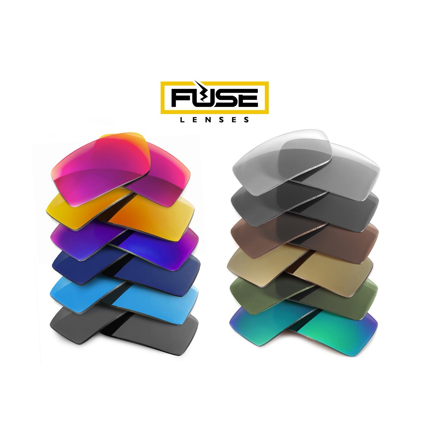 Fuse Lenses Replacement Lenses for Oakley Crosshair 2.0