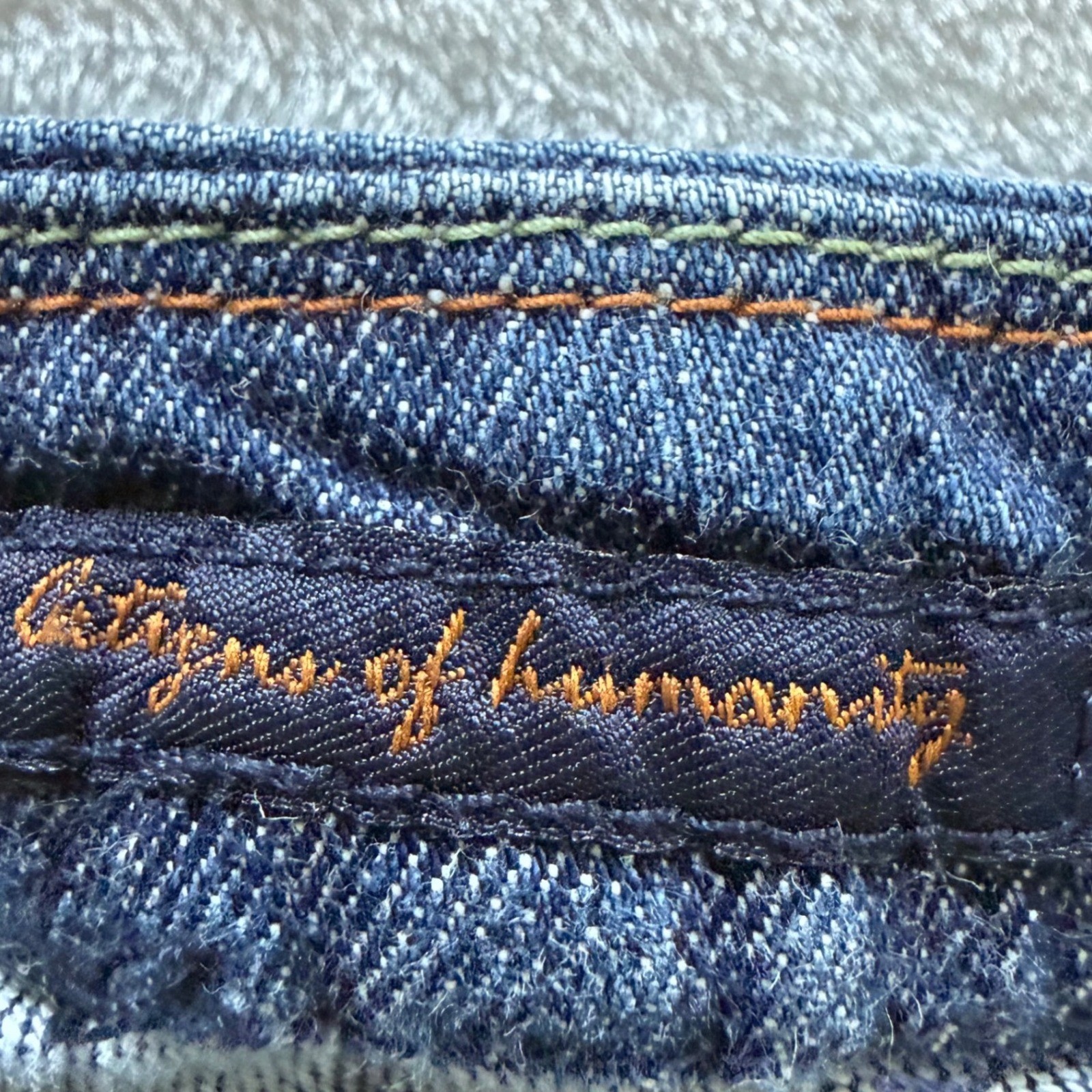 7 For All Mankind Dojo Jeans Womens 29 Flare Dark Wash Stretch USA Denim