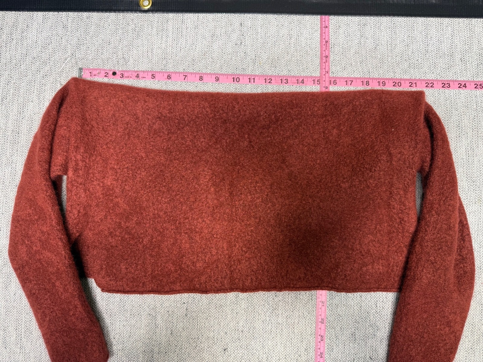 Eileen Fisher Cashmere Silk Bliss Sweater XXS Rust Red
